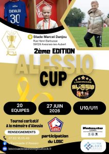 🏆 ALESSIO CUP – 2ᵉ ÉDITION 🏆 💛 Les pré-inscriptions sont officiellement ouvertes ! 💛
