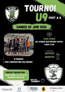 🦁 Tournoi U9 – Kids LOSC Cup – Lyon 2026 ⚽