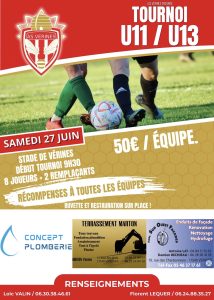 🤩 Grand Tournoi U11 & U13 à Vérines ! 🤩