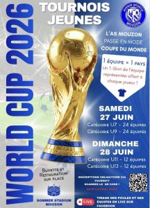 ⚽🏆 TOURNOI JEUNES – MONDIAL CUP 2026 🏆⚽