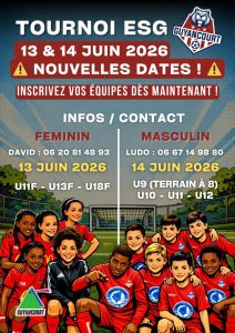 🔥 TOURNOI ESG GUYANCOURT 2026