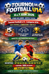 🏆AC GENTILLY CUP U14 🏆