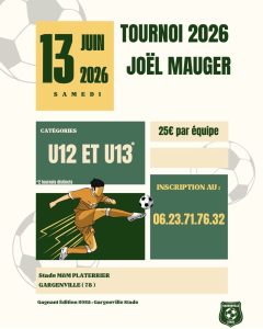 ⚽ TOURNOI JOËL MAUGER 2026 ⚽