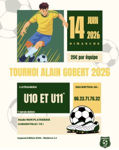 ⚽ TOURNOI ALAIN GOBERT 2026 ⚽