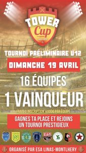 🏆 TOWER CUP U12 – TOURNOI PRÉLIMINAIRE