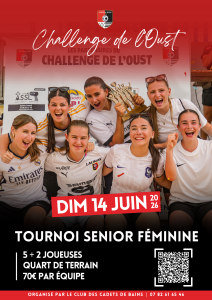 🏆Challenge de l'Oust - Tournoi seniors féminines