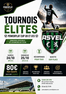 ⚽ Tournois Élites – PowerPlay Cup U9 & U13 🏆