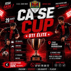 🔥⚽ TOURNOI CASE CUP U11 ÉLITE ⚽🔥