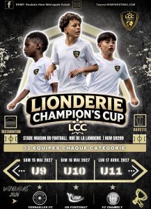 🏆 Lionderie Champion’s Cup 2027 – Roubaix Hem Métropole Futsal🏆