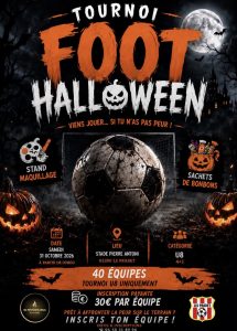 🎃⚽ Tournoi Foot Halloween U8 – US Pradet / 1G Performance Académie🎃