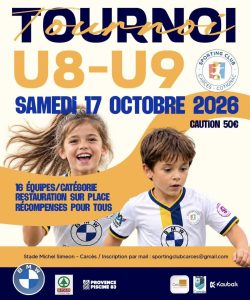 ⚽🏆 Tournoi U8-U9 – SC Carcès-Cotignac🏆