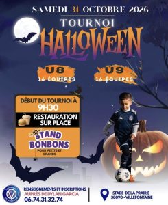 🎃 Tournoi Halloween U8 & U9 – Olympique de Villefontaine🔥