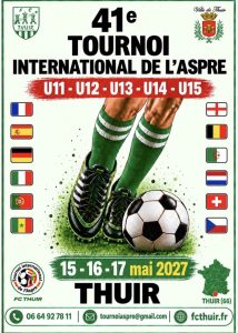 🏆 41ᵉ TOURNOI INTERNATIONAL DE L’ASPRE – FC THUIR🏆